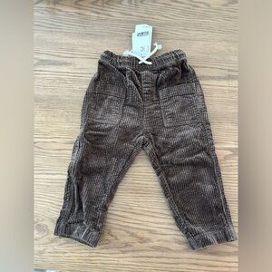 H&M Brown Cotton Corduroy Pants Size 12M